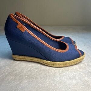 Ralph Lauren women’s nella wedge heels size 8 1/2